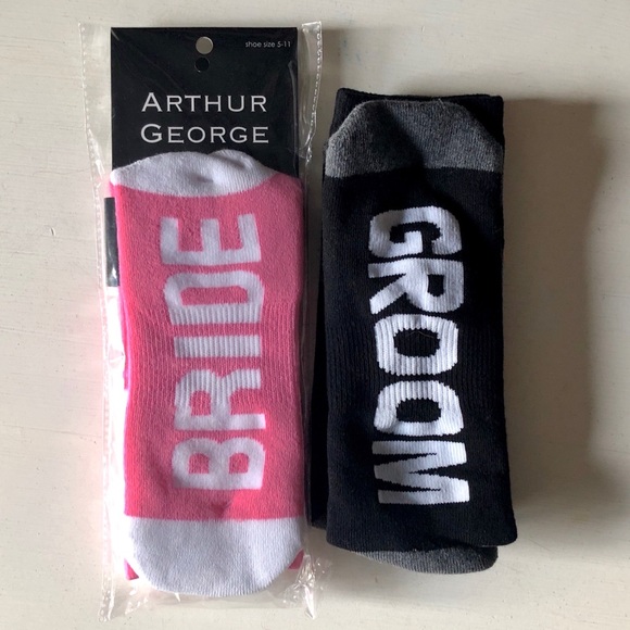 Arthur George Accessories - Arthur George Socks - Bride and Groom Set - New